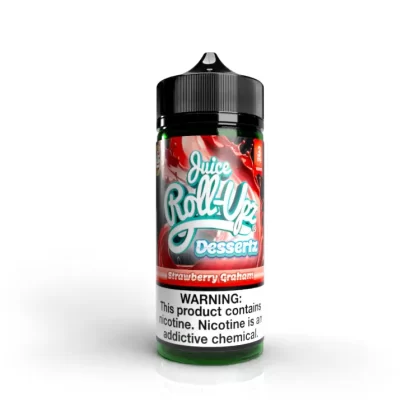 Juice Roll Upz Strawberry Graham Dessertz Series 120mL Freebase Vape Juice - 6MG