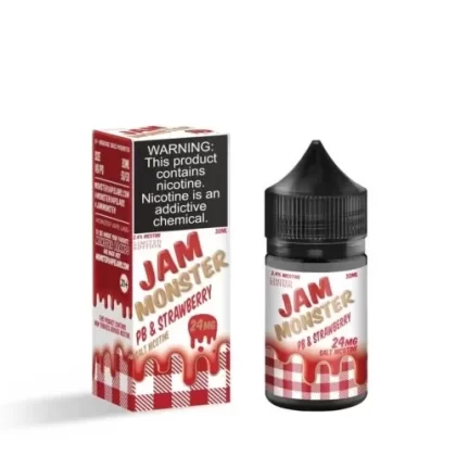 PB&Jam Monster Salt E-Liquid – Strawberry 30ml - Vape Product; Vape Product, Vape Product