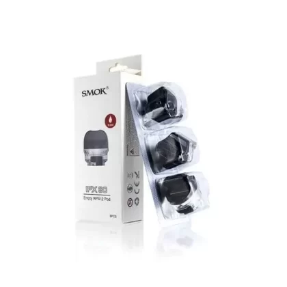SMOK IPX 80 Replacement Pods (3-Pack) - Size#RPM 2 Empty Pod>RPM Empty Pod