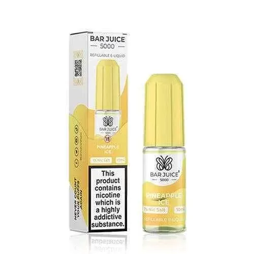 Bar Juice 5000 Pineapple Ice Nic Salt E-Liquid 10mg & 20mg – Tropical Coolness in Every Drop | 10ml