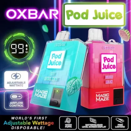 Pod Juice x OXBAR Magic Maze Pro 10K - Jewel Mint - Skullvaping