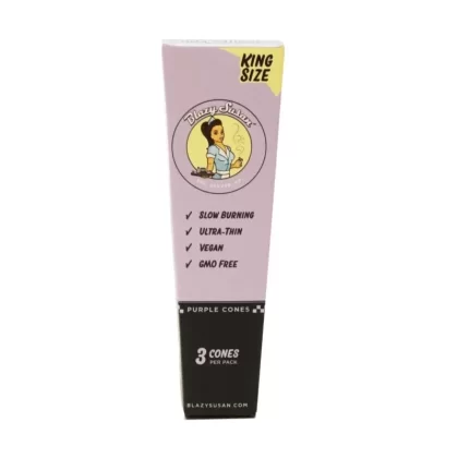Blazy Susan | Purple Cones | King Size