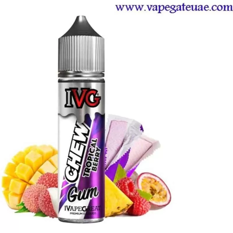 Chew Tropical Berry 60ml E juice by IVG - Image 2