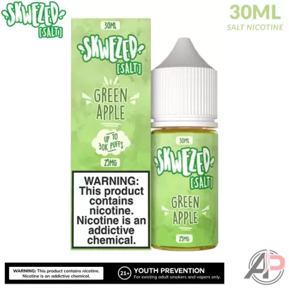 Skwezed Green Apple Green Pucker Salt Nicotine 30mL