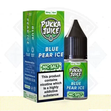 Pukka Juice – Nic Salt Blue Pear Ice 10ml E-liquid