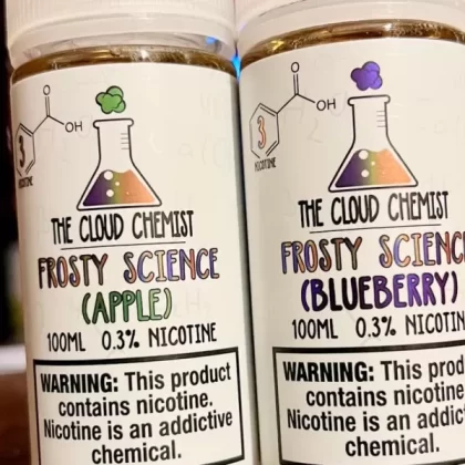 Cloud Chemist 100ML - Flavor#Pebble Science>Loopy Science>Frosty Science>Frosty Apple>Frosty Banana>Frosty Blueberry>Frosty Strawberry>Heisenberry Crunch>The Alchemist>Cereal Science>Lucky S (4942D7)