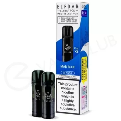 Mad Blue Elf Bar 600 Prefilled Pods - Ecigpremium