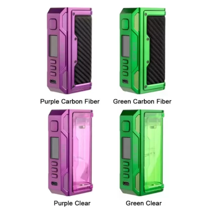 Lost Vape Thelema Quest Box Mod 200W - Black Carbon Fiber