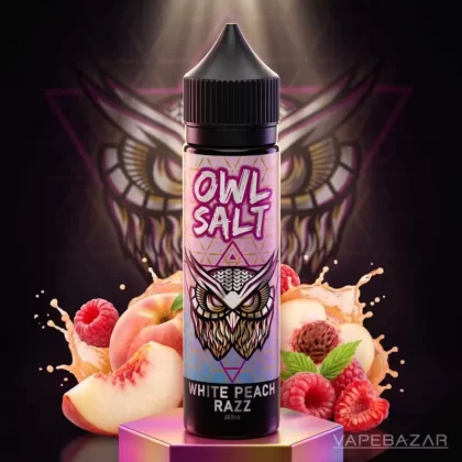 OWL Salt Longfill White Peach Razz Aroma 10ml in 60ml - 0 mg/ml / 10 ml / 60 ml