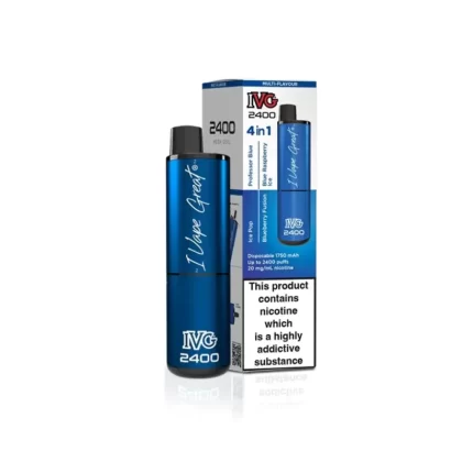 IVG 2400 Prefilled Pod Vape Kit - Menthol Edition