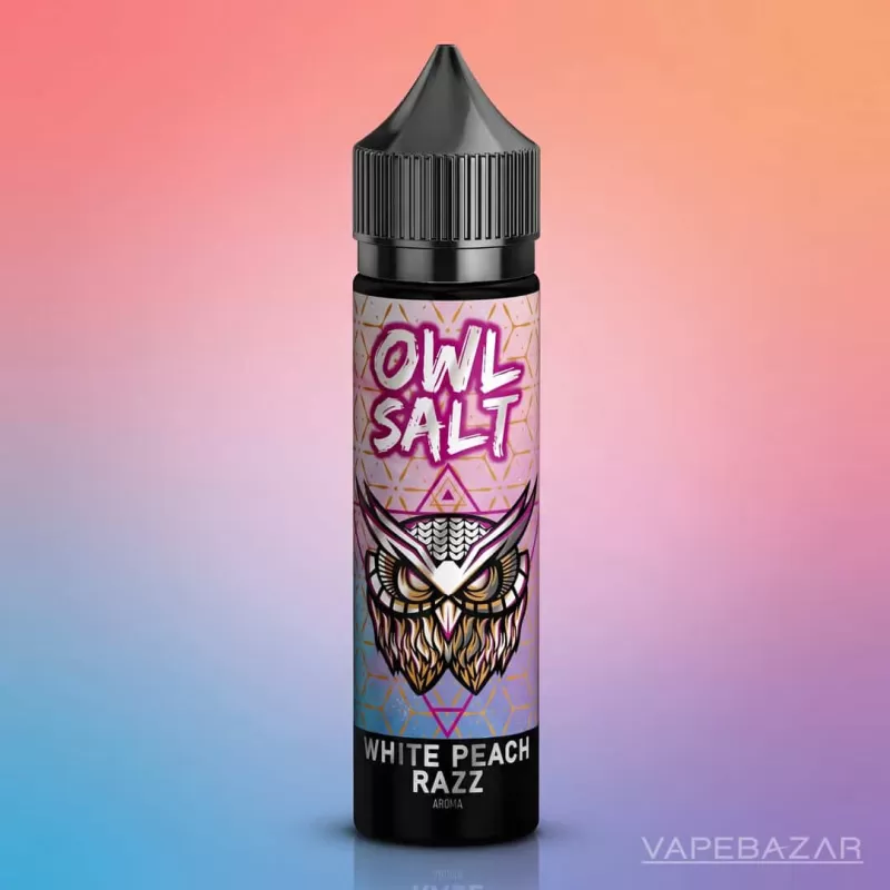 OWL Salt Longfill White Peach Razz Aroma 10ml in 60ml - 0 mg/ml / 10 ml / 60 ml - Image 2
