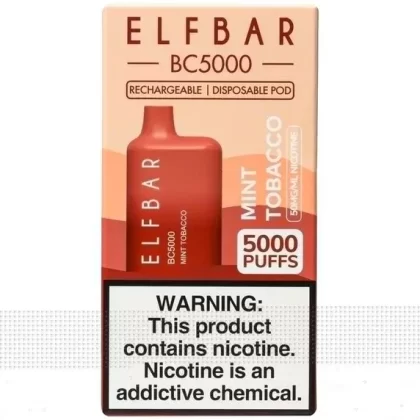 ELF BAR BC5000 Disposable Vape – Mint Tobacco