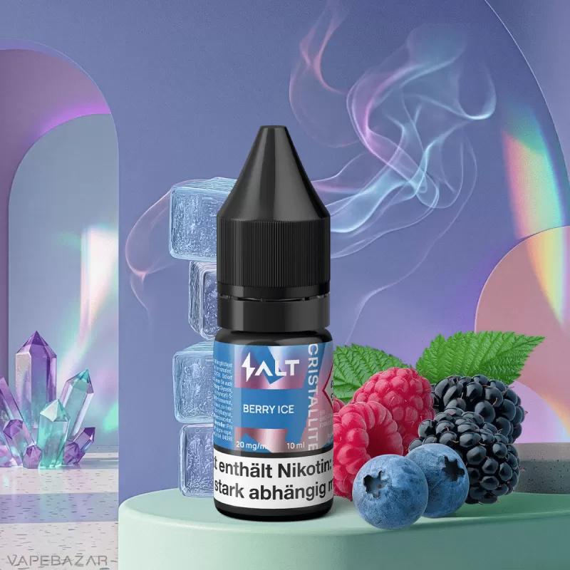 Salt Cristallite Liquid – Berry Ice - VapeApe; 20mg/ml