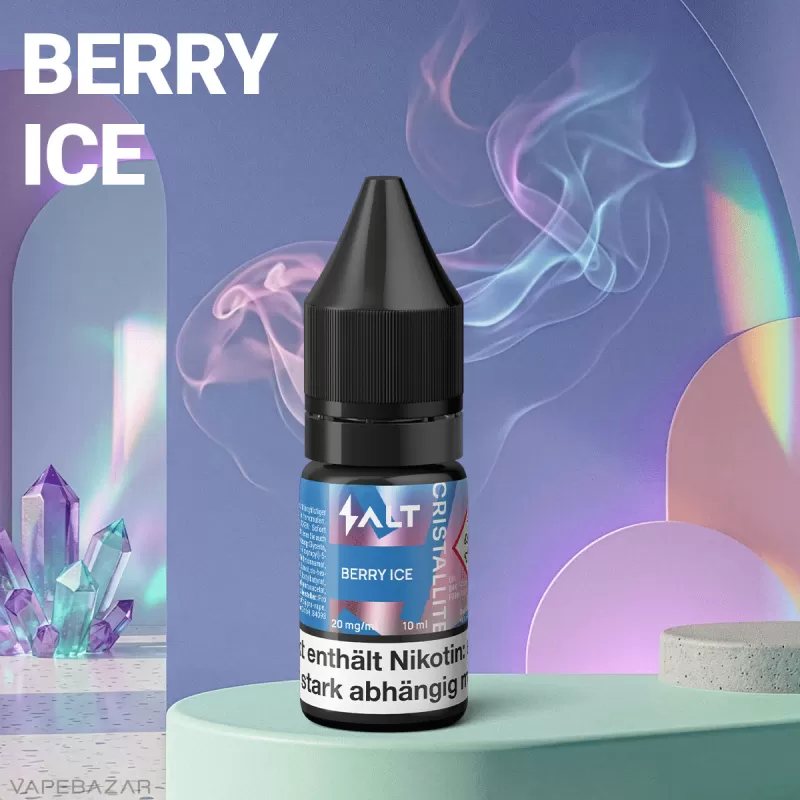Salt Cristallite Liquid – Berry Ice - VapeApe; 20mg/ml - Image 2