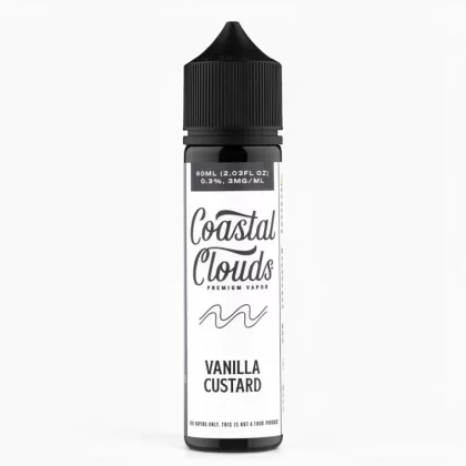 Coastal Clouds Vanilla Custard 60mL Vape Juice – 70VG