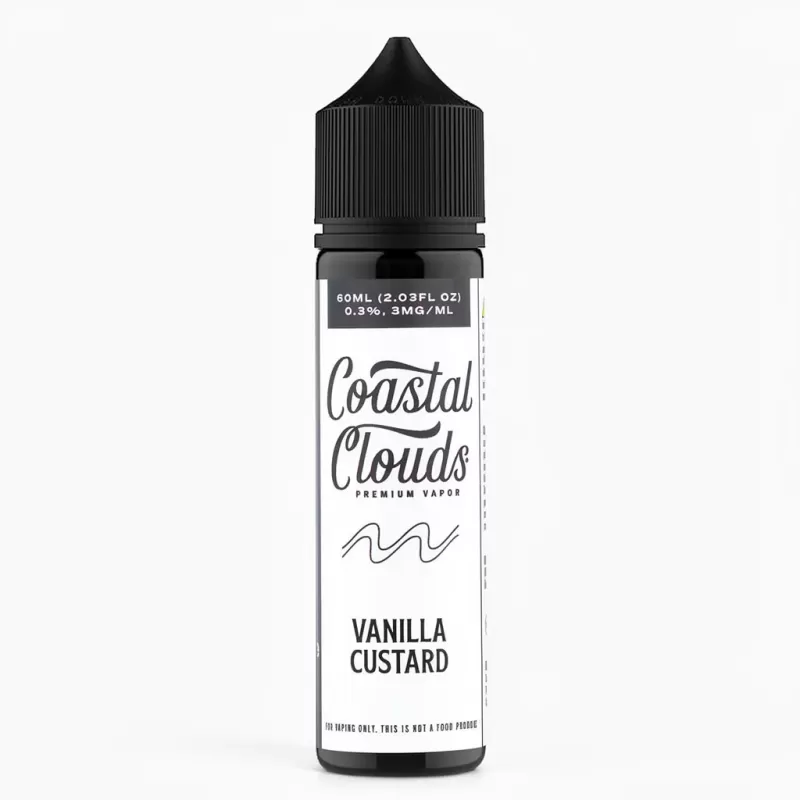 Coastal Clouds Vanilla Custard 60mL Vape Juice – 70VG