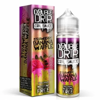 Strawberry Banana Waffle Shortfill E-Liquid by Double Drip (50ml) - 0mg