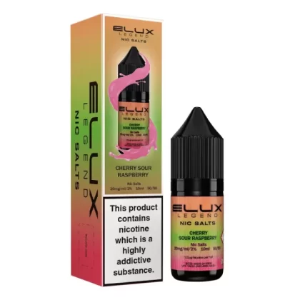 Cherry Sour Raspberry Elux Nic Salts e Liquid 10ml – TPD - Vapestorm Co