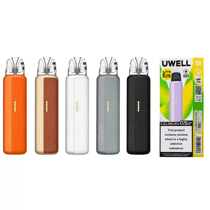 Uwell Caliburn G5 Lite SE Vape Kit - Gray Leather