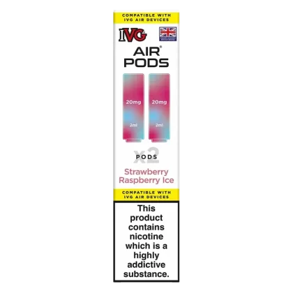 IVG Air 4in1 Strawberry Raspberry Ice Prefilled Pods