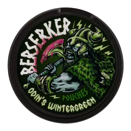 Odin’s Wintergreen BERSERKER Caffeine Pouches - Customer Group#Consumer~Size#Single>5 Pack