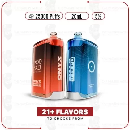 Pod Salt Onyx Cloud X 25K Puff Shisha Disposable - Thevapersworld
