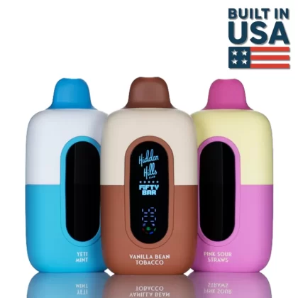 Hidden Hills x Fifty Bar 20k 20000 Puffs Disposable Vape - 16ML - Wazza Limon