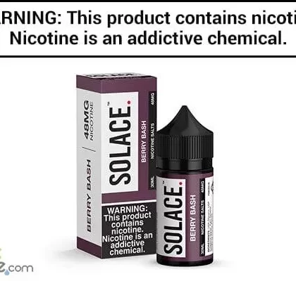 BERRY BASH BY SOLACE VAPOR NICOTINE SALT 30ML
