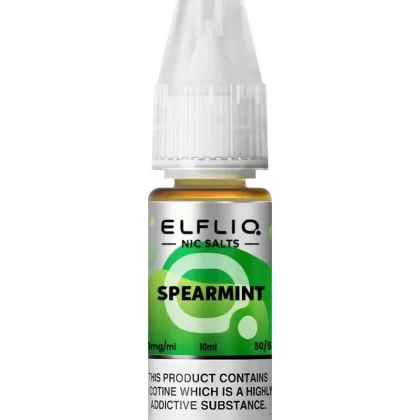 Elf Bar Elfliq Spearmint Nic Salt Vape Juice - Strength 10mg