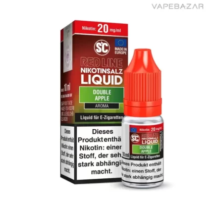 SC Red Line Nikotinsalz Liquid – Double Apple - Vapebazar