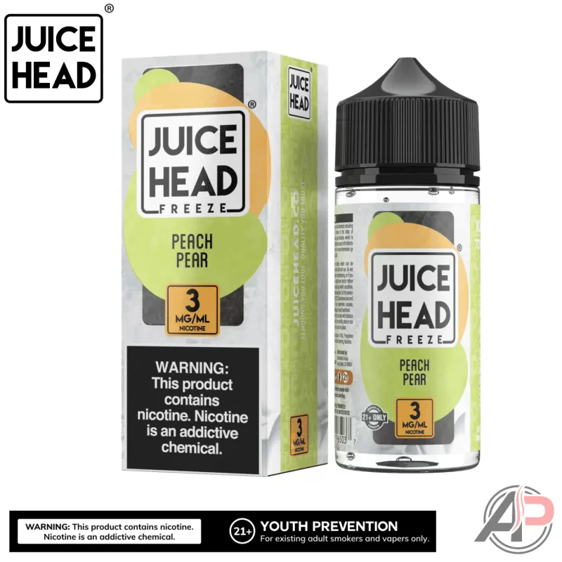 Juice Head Peach Pear Freeze E-Liquid 100mL - Image 2