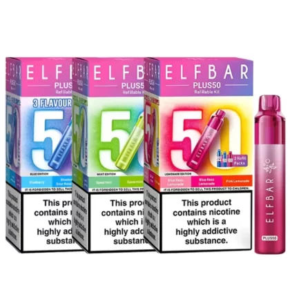 Elf Bar Plus 50 Prefilled Pod Vape Kit - Drinks Edition