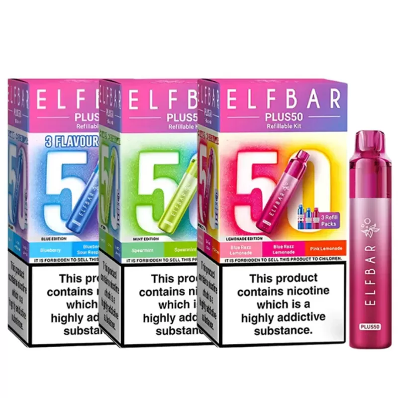 Elf Bar Plus 50 Prefilled Pod Vape Kit - Drinks Edition