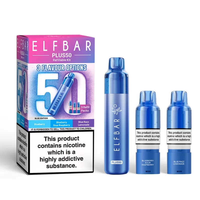 Elf Bar Plus 50 Prefilled Pod Vape Kit - Drinks Edition - Image 2
