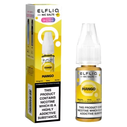 Mango Nic Salt E-Liquid by Elf Bar Elfliq (10ml) - 10mg