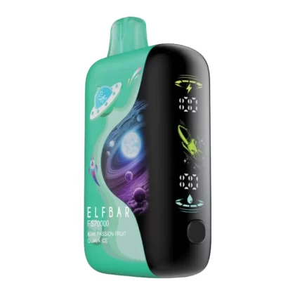 Elf Bar FS70K Disposable Vape Device - Kiwi Passion Fruit Guava Ice 20ml - 20mg/ml