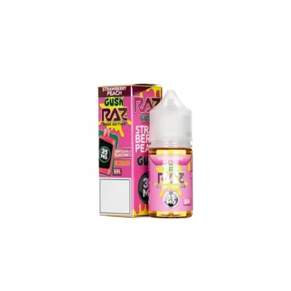 Pod Juice X RAZ Salt Nic – Strawberry Peach Gush – 30mL - Vape Product, Vape Product; Vape Product, Vape Product (822455)