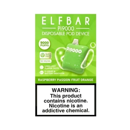 ELF BAR Pi9000 – Raspberry Passion Fruit Orange (9000 Puffs) - Vapexotic In