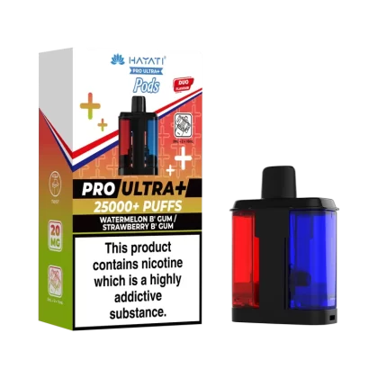 Watermelon B' Gum / Strawberry B' Gum Hayati Pro Ultra Plus Refill Pack - Vapeshop Co