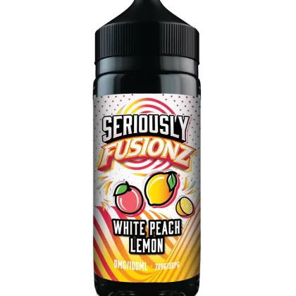White Peach Lemon (Fusionz) Seriously E Liquid 100ml – 70VG - Vapestorm Co