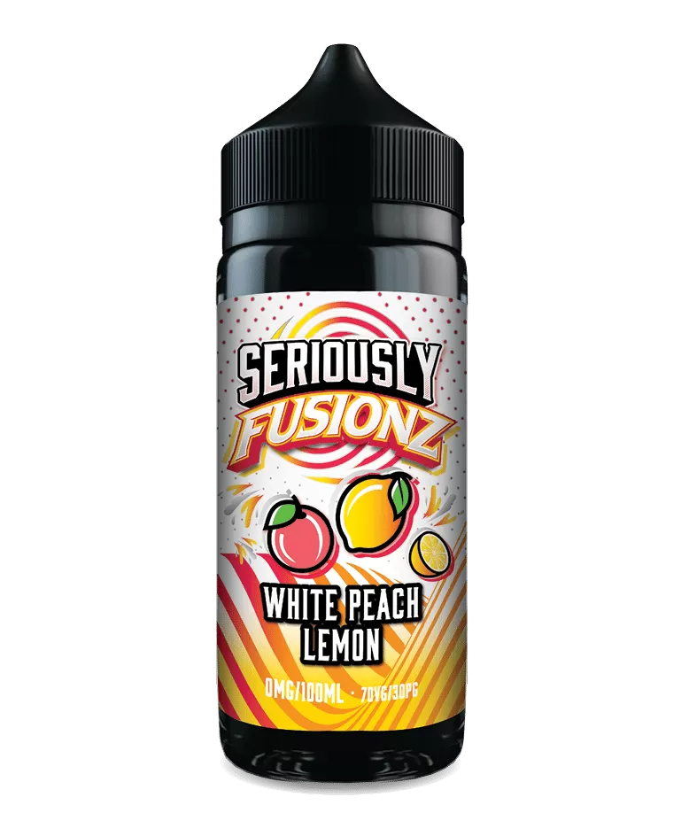 White Peach Lemon (Fusionz) Seriously E Liquid 100ml – 70VG - Vapestorm Co