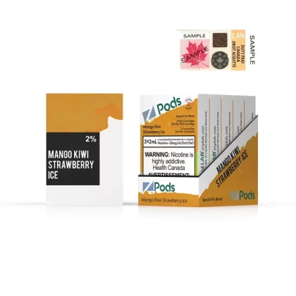 ZPODS – MANGO KIWI STRAWBERRY ICE