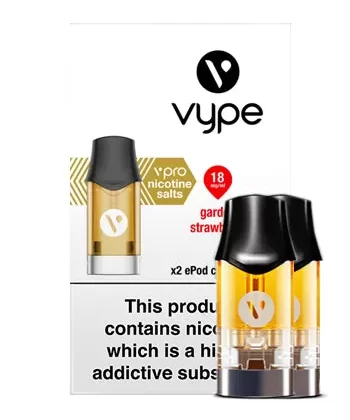 Garden Strawberry ePod vPro Prefilled Vape Pods by Vype / VUSE - 12mg / 10ml