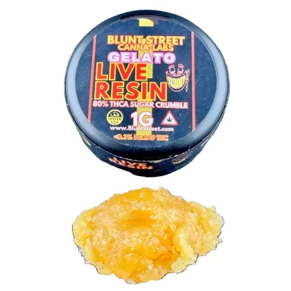 Live Resin Gelato – 80% THCA | Hybrid Concentrate