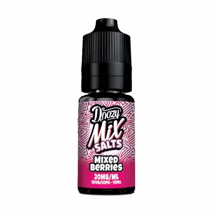 Doozy Mix Salts Mixed Berries Nic Salt Vape Juice - 10 Pack - Strength
