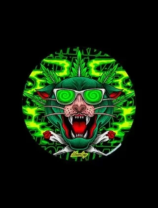 StonerDays Greenz Panther Dab Mat