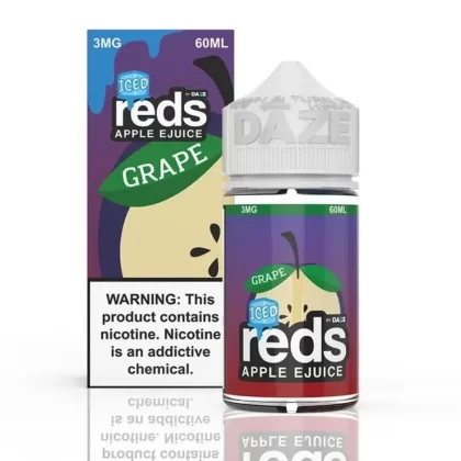 Reds Apple Vape Juice | Grape Iced - Nicotine#6mg>3mg>0mg (28EDBC)