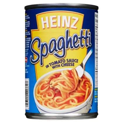 Heinz Spaghetti in Tomato Sauce with Cheese, 398 ml