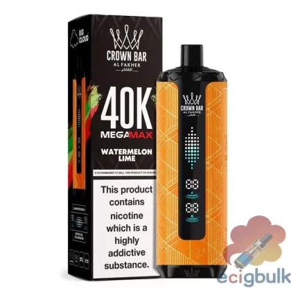 Alfakher MegaMax Cloudmax 40K Disposable Vape – LED Display & 45 Flavors