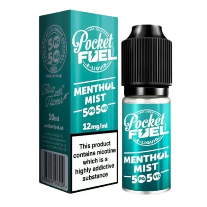 Menthol Mist 50/50 E-Liquid by Pocket Fuel (10ml) - 12mg